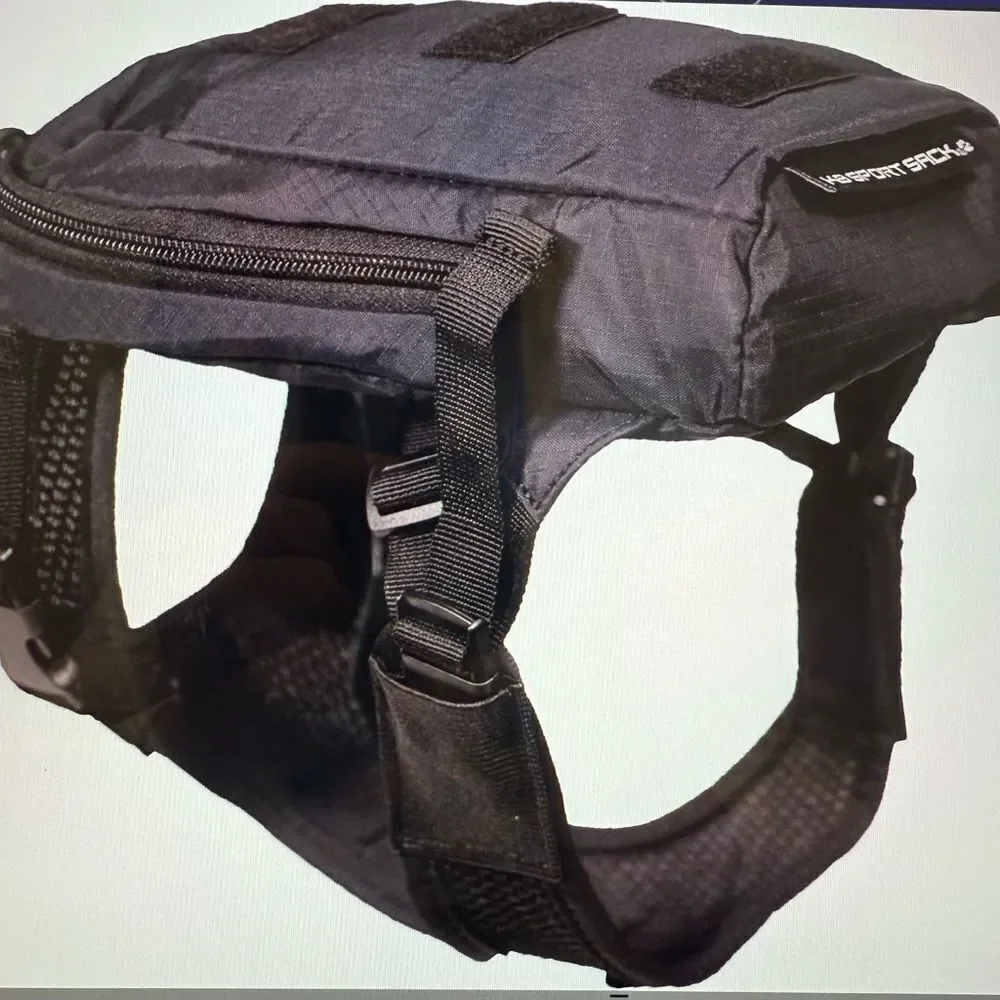 K9 Sport Sack Walk-On Packable Backpack Dog Carrier, Black Large